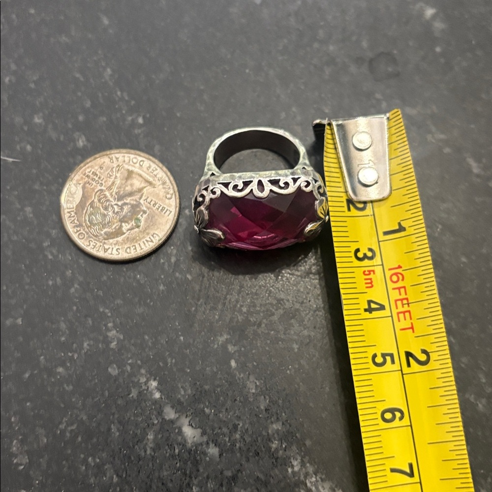Silpada berry-licius raspberry Ring - Picture 5 of 17